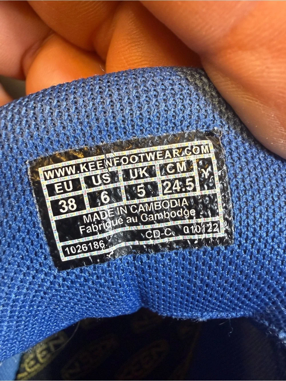 Keen Kids Light Blue Sneakers with Rainbow Accents